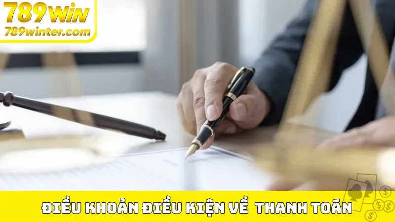 Điều khoản điều kiện về thanh toán